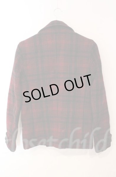 画像3: NO ID. / パイピングPコート 1 ブラックｘレッド T-25-12-11-009-NO-ou-YM-ZT1211L (3)