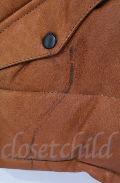 画像2: GOSTAR DE FUGA / DivineLight ゴートレザーダウンジャケット 44 キャメル T-25-12-11-011-GO-ou-YM-OS (2)