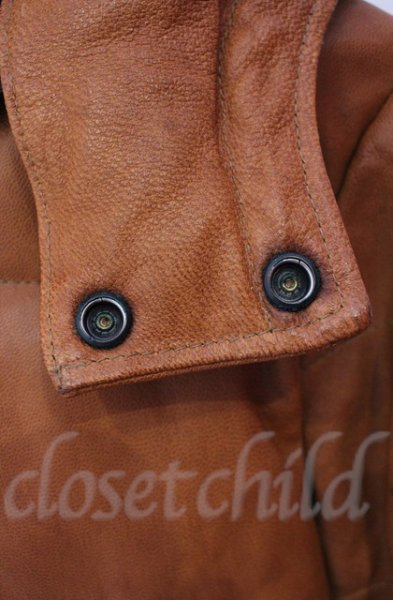 画像3: GOSTAR DE FUGA / DivineLight ゴートレザーダウンジャケット 44 キャメル T-25-12-11-011-GO-ou-YM-OS (3)