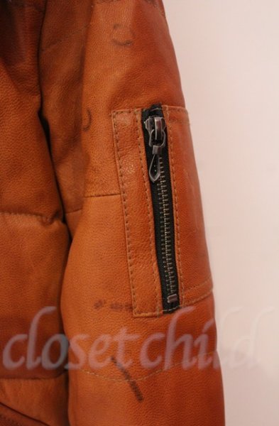 画像4: GOSTAR DE FUGA / DivineLight ゴートレザーダウンジャケット 44 キャメル T-25-12-11-011-GO-ou-YM-OS (4)