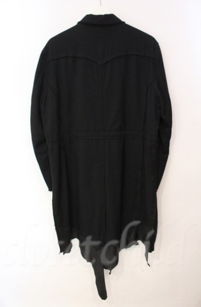 画像5: Roen / shawl collar gown（ショールカラーガウンジャケット） M ブラック T-25-12-11-001-Ro-ou-YM-ZT1211M (5)