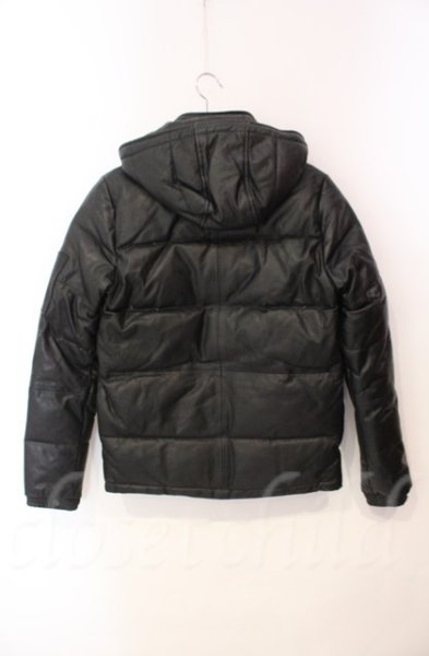 画像4: GOSTAR DE FUGA / DivineLight ゴートレザーダウンジャケット 44 ブラック T-25-12-11-012-GO-ou-YM-OS (4)