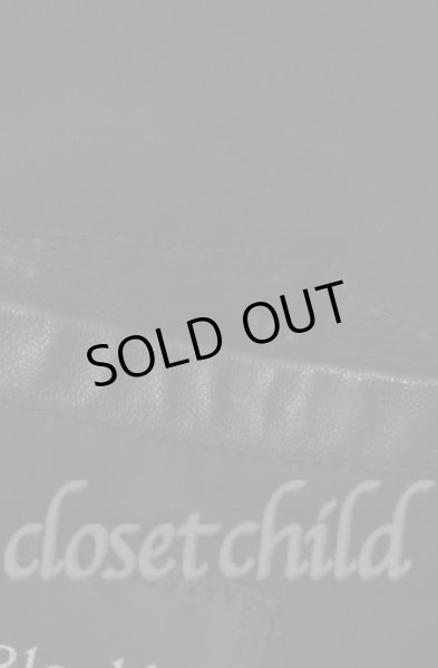 画像5: Black by VANQUISH / 衿付きシングルライダースジャケット S ブラック T-25-12-11-013-Bl-ja-YM-OS (5)