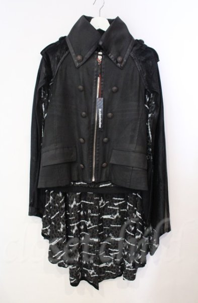 画像1: BLACK HONEY CHILI COOKIE / Pirate's Mantle パイレーツマント 3 ブラック T-25-12-11-002-BL-ou-YM-ZT1211M (1)