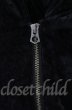 画像2: CIVARIZE / ベロアライダースパーカー 44 ブラック T-25-12-11-016-CI-to-YM-ZT1211L (2)