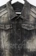 画像2: CIVARIZE / ヴィンテージブリーチデニムジャケット 46 ブラック T-25-12-11-017-CI-ja-YM-ZT1211L (2)