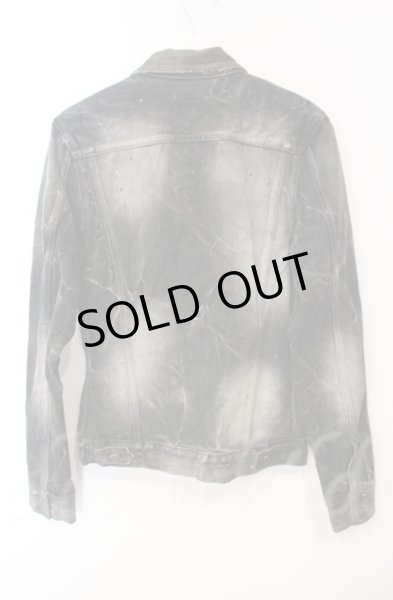 画像3: CIVARIZE / ヴィンテージブリーチデニムジャケット 46 ブラック T-25-12-11-017-CI-ja-YM-ZT1211L (3)