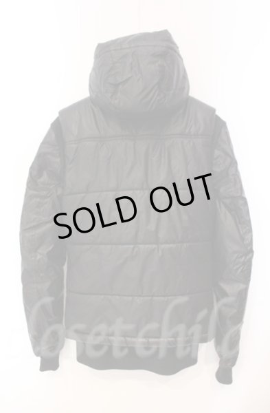 画像4: s'exprimer / コーティングナイロン中綿レイヤードジャケット 44 ブラック T-25-12-11-021-s'-ja-YM-ZT1211L (4)