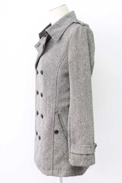 画像3: SEANA / ミックス編みコート M グレー T-25-12-12-016-SE-ou-YM-ZT (3)