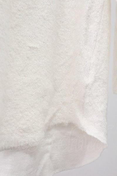 画像4: NO ID. BLACK / ウールパイルロングニットソー 1 ホワイト T-25-12-12-002-NO-to-YM-ZT (4)