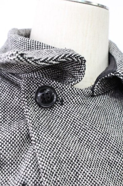 画像7: SEANA / ミックス編みコート M グレー T-25-12-12-016-SE-ou-YM-ZT (7)