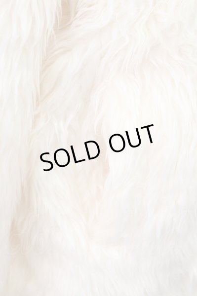 画像5: CavariA / フーデッドファーブルゾン 46 ホワイト T-25-12-12-017-Ca-ou-YM-ZT-M013 (5)