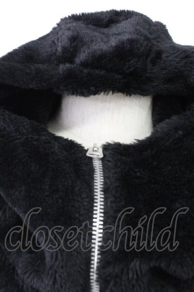 画像4: CIVARIZE / ボリュームファーブルゾンパーカー 44 ブラック T-25-12-12-018-CI-ou-YM-ZT (4)