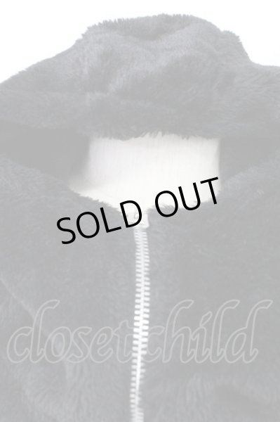 画像4: CIVARIZE / ボリュームファーブルゾンパーカー 44 ブラック T-25-12-12-018-CI-ou-YM-ZT-M013 (4)