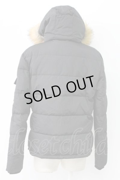 画像2: Roen / ファーフードフェザーダウンブルゾンジャケット M ブラック T-25-12-12-021-Ro-ou-YM-Z-M013 (2)