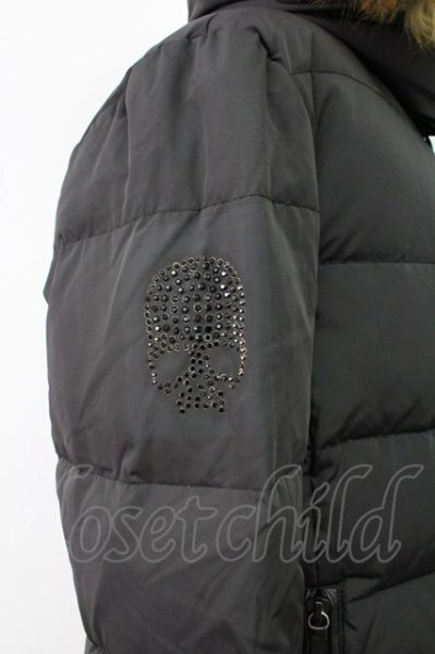 画像5: Roen / ファーフードフェザーダウンブルゾンジャケット M ブラック T-25-12-12-021-Ro-ou-YM-ZT (5)