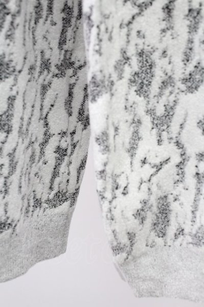 画像3: TORNADO MART / カモフラモールリンクスVネックニット M ホワイトｘグレー T-25-12-12-003-TO-to-YM-ZT136 (3)