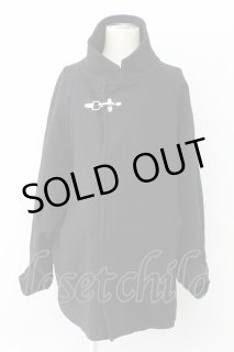 gene par YUKIO MISHIBA コート.ウールスタンドネック /ブラック/48 O