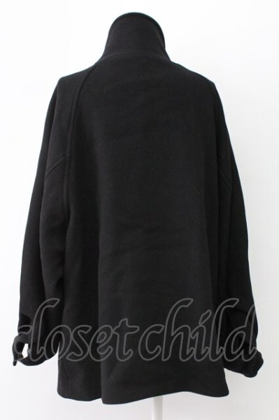 画像2: HARE / ウールスタンドMIDブルゾンコート M ブラック T-25-12-12-023-HA-ou-YM-ZT (2)
