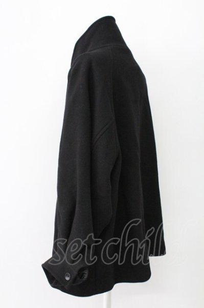 画像3: HARE / ウールスタンドMIDブルゾンコート M ブラック T-25-12-12-023-HA-ou-YM-ZT (3)