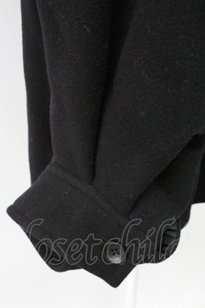 画像4: HARE / ウールスタンドMIDブルゾンコート M ブラック T-25-12-12-023-HA-ou-YM-ZT (4)