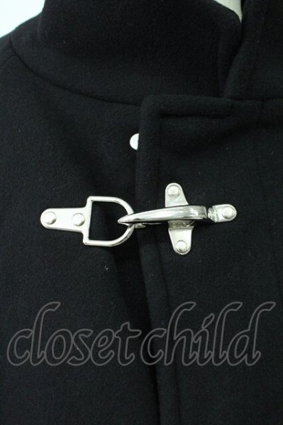 画像6: HARE / ウールスタンドMIDブルゾンコート M ブラック T-25-12-12-023-HA-ou-YM-ZT (6)