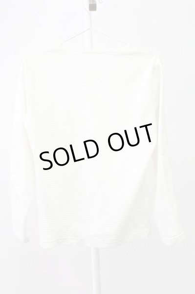 画像2: Zero by TORNADO MART / エンボスワッフル長袖カットソー M ホワイト T-25-12-12-001-Ze-to-YM-ZT136 (2)