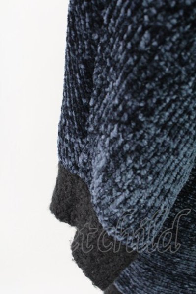 画像4: NO ID. BLACK / 切替ドルマンスリーブプルオーバーニット ONE ネイビーｘブラック T-25-12-12-008-NO-to-YM-ZT (4)