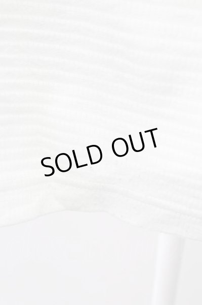 画像6: Zero by TORNADO MART / エンボスワッフル長袖カットソー M ホワイト T-25-12-12-001-Ze-to-YM-ZT136 (6)