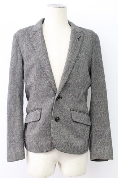 画像1: GOSTAR DE FUGA / SubliminalMovie メルトンテーラードジャケット 46 グレー T-25-12-12-012-GO-ja-YM-ZT (1)