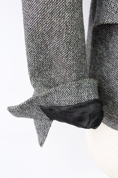 画像9: GOSTAR DE FUGA / SubliminalMovie メルトンテーラードジャケット 46 グレー T-25-12-12-012-GO-ja-YM-ZT (9)