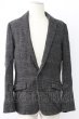 画像1: GOSTAR DE FUGA / ParityBit ツイードチェックテーラードジャケット 46 グレー T-25-12-12-013-GO-ja-YM-ZT (1)