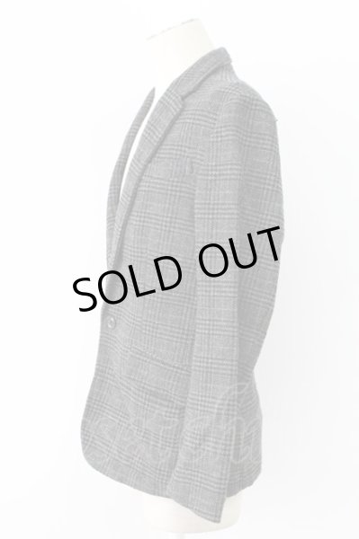 画像3: GOSTAR DE FUGA / ParityBit ツイードチェックテーラードジャケット 46 グレー T-25-12-12-013-GO-ja-YM-ZT042 (3)