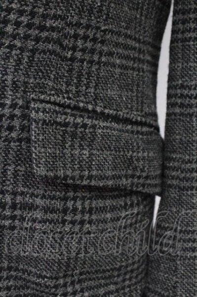 画像6: GOSTAR DE FUGA / ParityBit ツイードチェックテーラードジャケット 46 グレー T-25-12-12-013-GO-ja-YM-ZT (6)