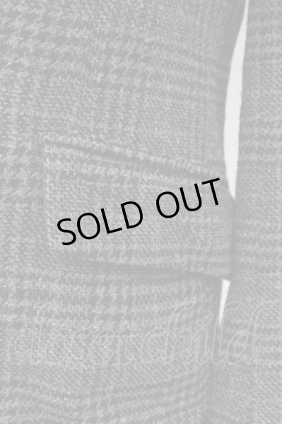 画像6: GOSTAR DE FUGA / ParityBit ツイードチェックテーラードジャケット 46 グレー T-25-12-12-013-GO-ja-YM-ZT042 (6)