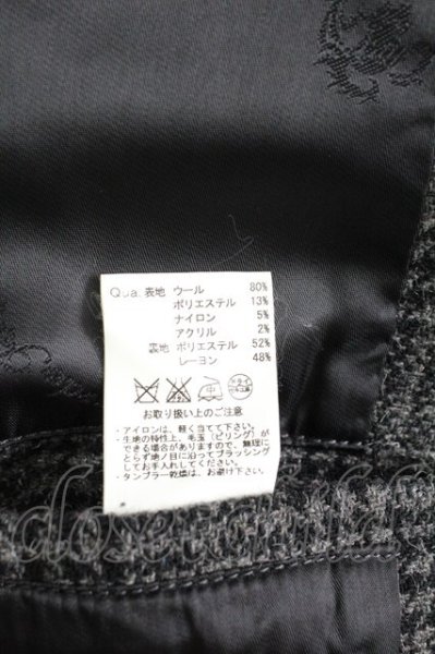 画像8: GOSTAR DE FUGA / ParityBit ツイードチェックテーラードジャケット 46 グレー T-25-12-12-013-GO-ja-YM-ZT (8)