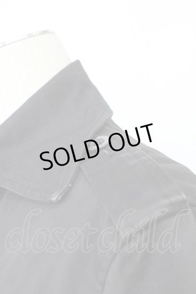 画像4: Roshell / コットンツイルトレンチコート L ブラック T-25-12-12-014-Ro-ou-YM-ZT-M013 (4)