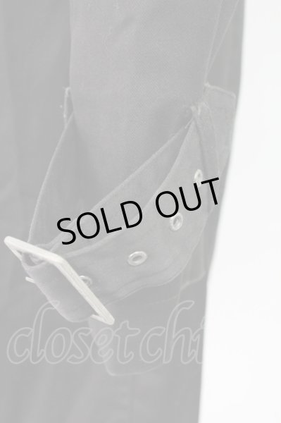 画像5: Roshell / コットンツイルトレンチコート L ブラック T-25-12-12-014-Ro-ou-YM-ZT-M013 (5)