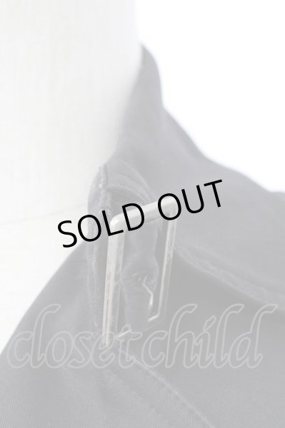 画像7: Roshell / コットンツイルトレンチコート L ブラック T-25-12-12-014-Ro-ou-YM-ZT-M013 (7)