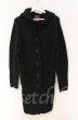 画像1: SEANA / ケーブルニットフード付きロングカーディガン L ブラック T-25-12-13-027-SE-to-YM-ZT1213N (1)