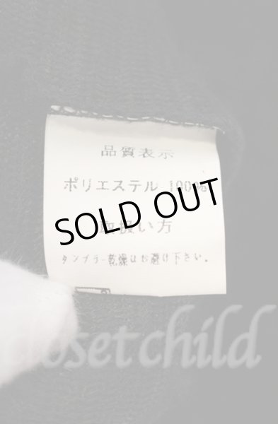 画像4: SEANA / プードルファーニットソー L ブラック T-25-12-13-029-SE-to-YM-ZT1213N (4)