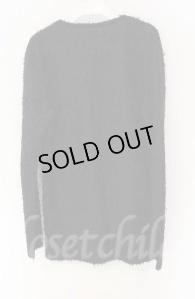 画像3: SEANA / シャギーVネックニットソー L ブラック T-25-12-13-030-SE-to-YM-ZT009 (3)