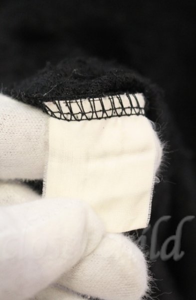 画像4: SEANA / シャギーVネックニットソー L ブラック T-25-12-13-030-SE-to-YM-ZT1213N (4)