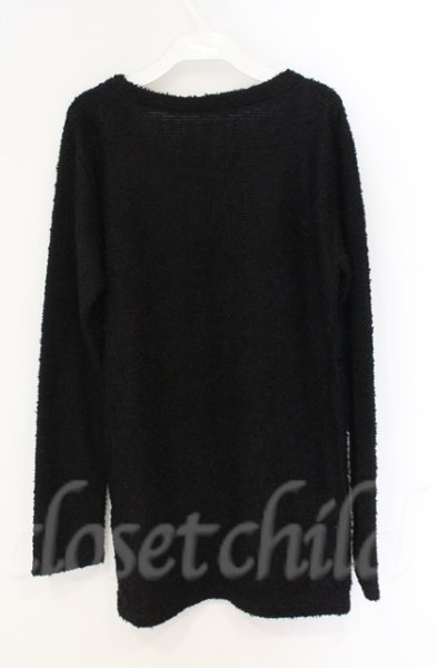 画像3: SEANA / アクリルパイルニットソー L ブラック T-25-12-13-032-SE-to-YM-ZT1213N (3)