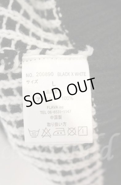 画像4: SEANA / MIXニットプルオーバー L ブラックｘホワイト T-25-12-13-033-SE-to-YM-ZT1213N (4)