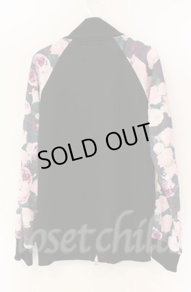 画像3: SEANA / 花柄切り替えコットンスタジャン L ブラックｘピンク T-25-12-13-034-SE-to-YM-ZT1213N (3)