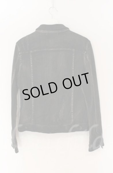 画像3: SEANA / ダメージストレッチデニムジャケット L ブラック T-25-12-13-035-SE-ja-YM-ZT010 (3)