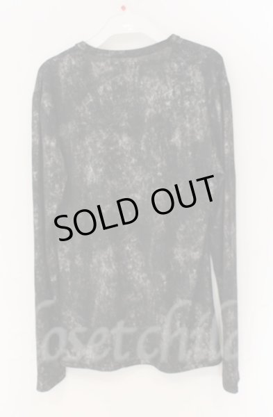 画像3: SEANA / グリッター総柄Vネックカットソー L シルバーｘブラック T-25-12-13-036-SE-to-YM-ZT1213N (3)