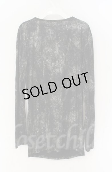 画像3: SEANA / グリッター総柄ドレープネックカットソー L シルバーｘブラック T-25-12-13-037-SE-to-YM-ZT1213N (3)