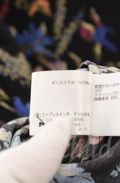 画像3: GalaabenD / Peファイユボタニカルプリントシャツ ｍ ブラック T-25-12-13-004-Ga-sh-YM-ZT1213P (3)